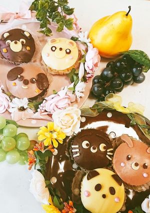 スライス生チョコレートでアニマルケーキ-レシピのメイン写真