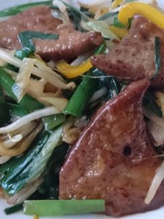 レバニラ野菜炒め-レシピのメイン写真