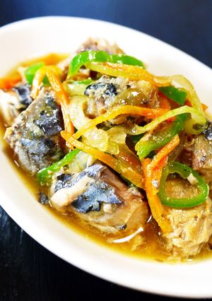 さば缶(鯖の水煮缶)で簡単！鯖の南蛮漬け-レシピのメイン写真