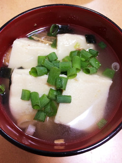 ふわふわ高野豆腐で食べるお吸い物-レシピのメイン写真