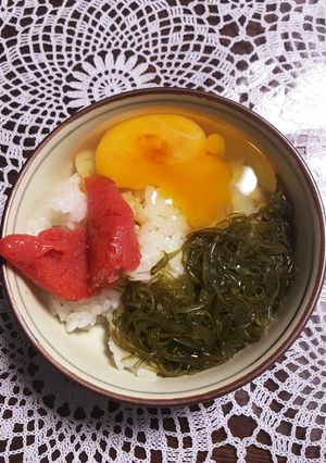めかぶ卵かけご飯-レシピのメイン写真
