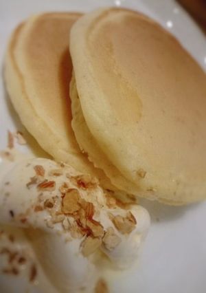 パンケーキ×SHiBOROアーモンド油-レシピのメイン写真