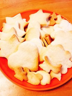 親子で一緒に☆型抜きクッキー☆-レシピのメイン写真