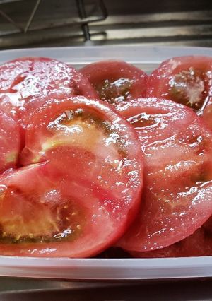 大量消費トマトのお浸し-レシピのメイン写真