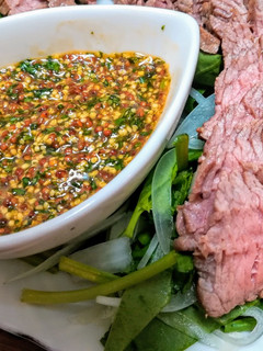 肉にも野菜にも!病みつきバジルマスタード-レシピのメイン写真