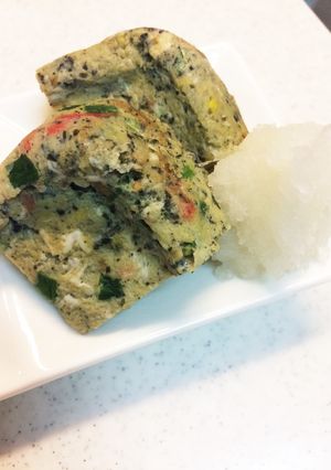 レンジへGO!桜えびとゆかりの卵焼き-レシピのメイン写真