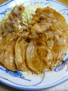 ノンオイルでヘルシー☆豚肉の生姜焼き-レシピのメイン写真