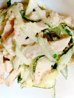 サラダチキンと胡瓜の和え物-レシピのメイン写真