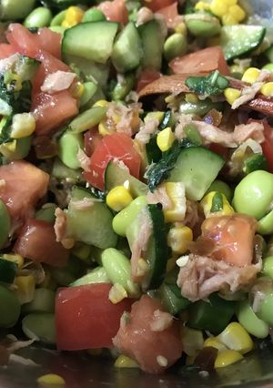 枝豆とトマトのサラダ-レシピのメイン写真