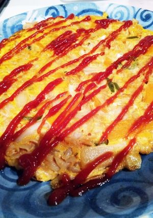 ナポリタンdeスパニッシュオムレツ♪-レシピのメイン写真