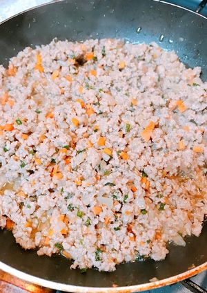 ひき肉と大葉で☆我が家の常備菜そぼろ♫-レシピのメイン写真