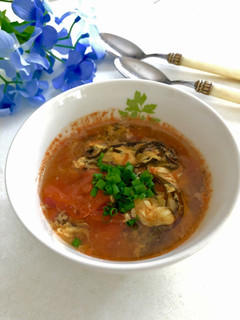 トマトと塩昆布のスープ-レシピのメイン写真