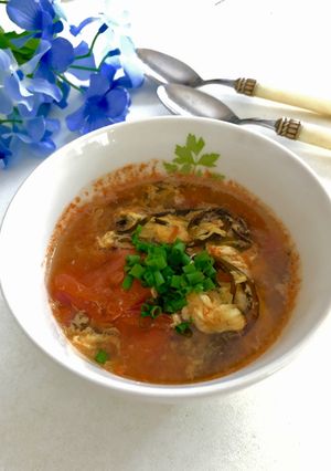 トマトと塩昆布のスープ-レシピのメイン写真