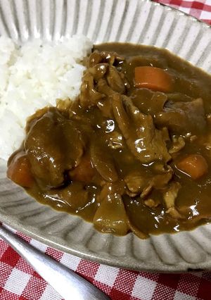 カレーの薄切り肉を柔らかく仕上げる方法♡-レシピのメイン写真