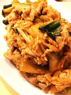 少ない材料で!豚キムチ〜-レシピのメイン写真