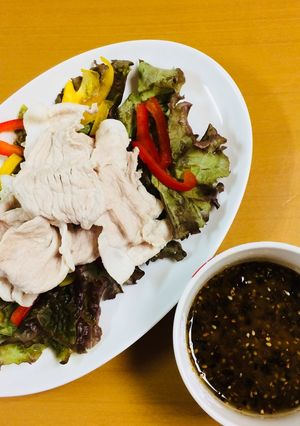 ピリ辛香味ダレの冷しゃぶサラダ-レシピのメイン写真