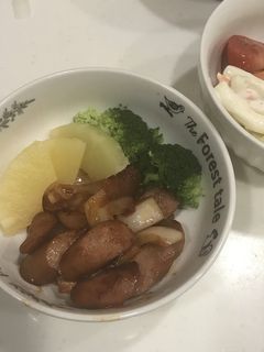 ウィンナーと玉ネギの甘辛炒め-レシピのメイン写真
