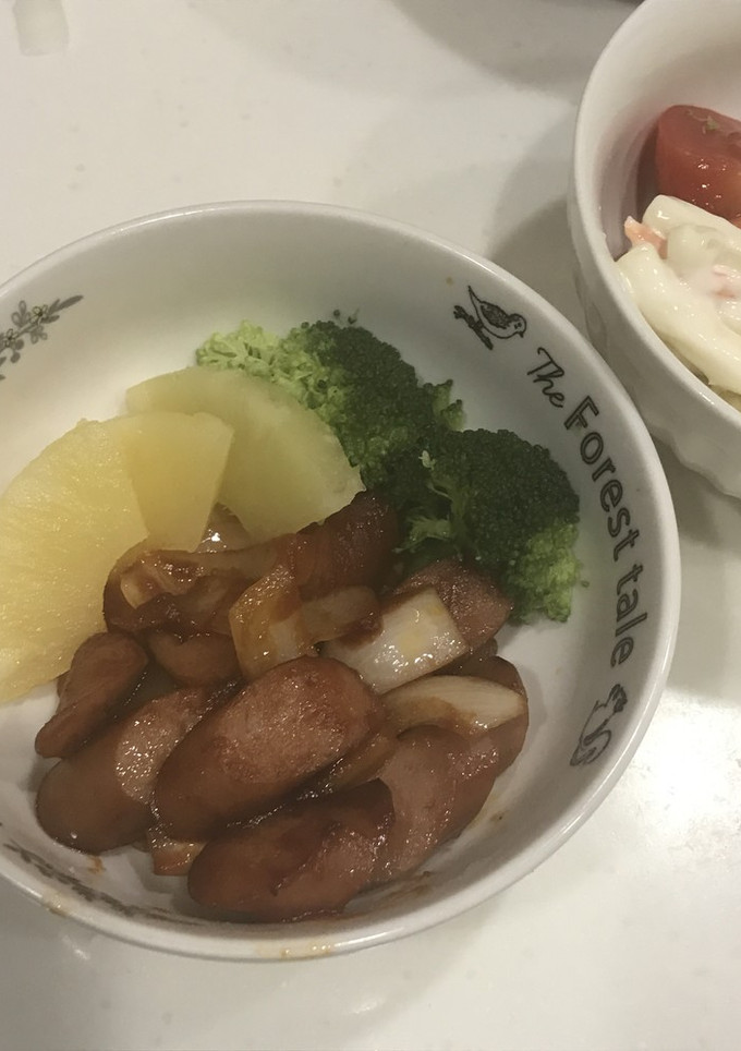 ウィンナーと玉ネギの甘辛炒め-レシピのメイン写真