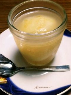 初夏のデザート(^q^)桃のゼリー-レシピのメイン写真