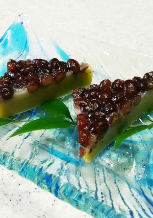 ☆抹茶入り水無月(ういろう)☆-レシピのメイン写真
