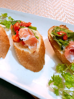 生ハムのブルスケッタ風-レシピのメイン写真