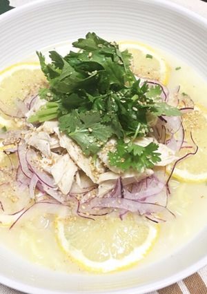 エスニック風♪塩レモン冷やしラーメン-レシピのメイン写真