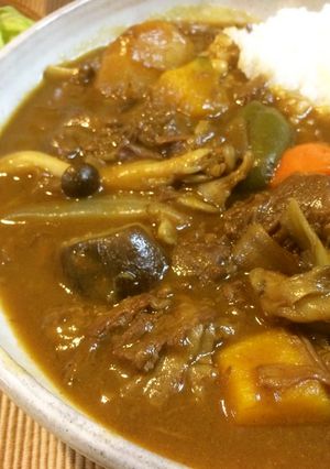 最強!夏野菜の牛すじカレー-レシピのメイン写真