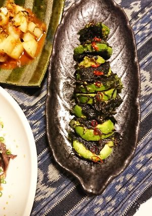 アボカド塩昆・ごま油-レシピのメイン写真