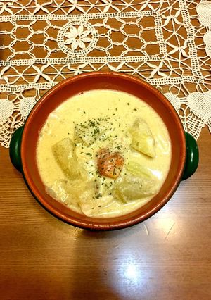 ☆ベルギー☆ワーテルゾーイ風☆鶏スープ☆-レシピのメイン写真