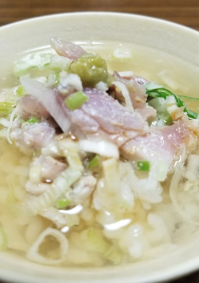 アジのたたきのお茶漬け-レシピのメイン写真