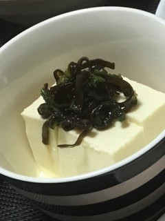 塩昆布 冷奴-レシピのメイン写真