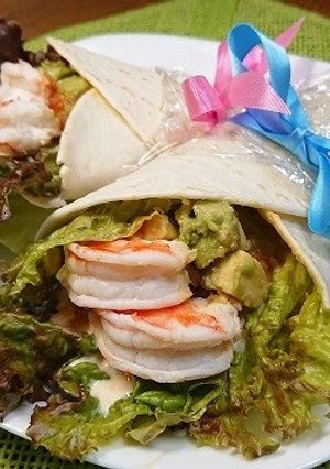 エビとアボカドのトルティーヤ-レシピのメイン写真