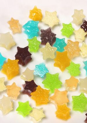 【七夕に】カラフル星のぷにぷにグミ☆-レシピのメイン写真