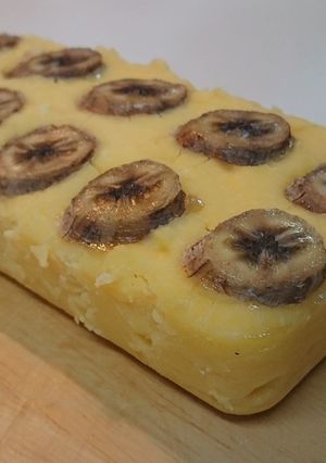 バナナがのったレモンチーズケーキ-レシピのメイン写真