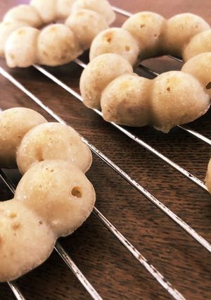 バナナ&豆腐でヘルシー焼きドーナツ！-レシピのメイン写真