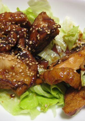 鶏胸肉で＊濃い味＊てりてりテリヤキ-レシピのメイン写真