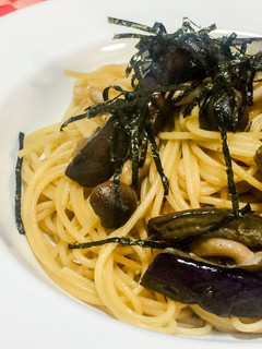 簡単✨ナスとしめじのバター醤油和風パスタ-レシピのメイン写真
