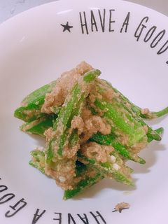 簡単★オクラ胡麻和え-レシピのメイン写真