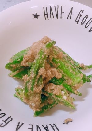 簡単★オクラ胡麻和え-レシピのメイン写真