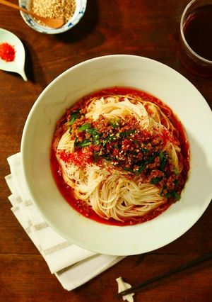 にんにくとにらとひき肉の和えそうめん-レシピのメイン写真