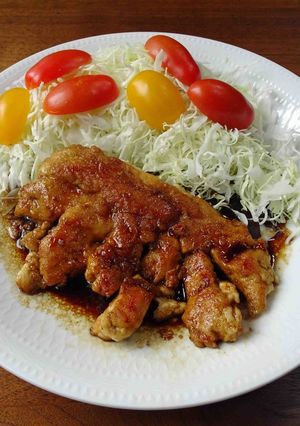 鶏むね肉でトンテキ風-レシピのメイン写真