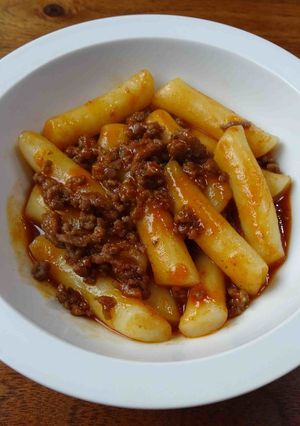 挽肉入りトッポギ-レシピのメイン写真