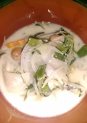 牛乳とキノコの味噌スープ-レシピのメイン写真