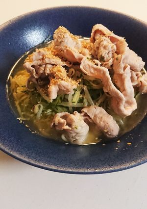 サッポロ一番で冷しゃぶ冷やしラーメン！-レシピのメイン写真