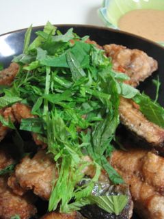 さんまの竜田揚げ!ごまだれがけ-レシピのメイン写真