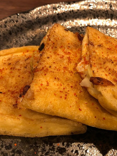 油揚げにIN!ツナ長ネギチーズ焼き-レシピのメイン写真
