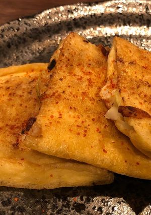 油揚げにIN！ツナ長ネギチーズ焼き-レシピのメイン写真