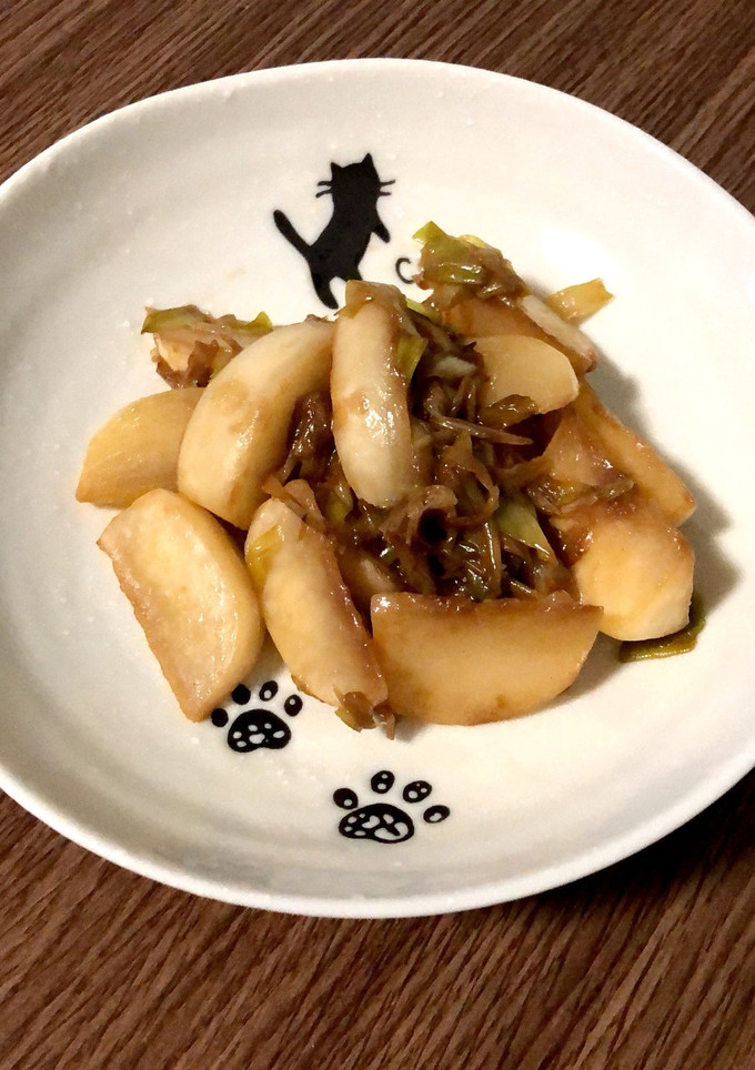 冷めても美味しい カブの炒め煮-レシピのメイン写真