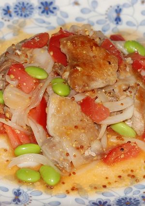 焼きチキンの粒マスタードマリネ(^^♪-レシピのメイン写真
