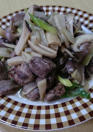 簡単☆ハツのネギ塩炒め-レシピのメイン写真
